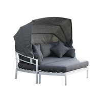 FurnitureOkay Manly Aluminium Outdoor Daybed - White