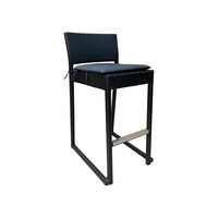 FurnitureOkay Milan Wicker Outdoor Bar Stool