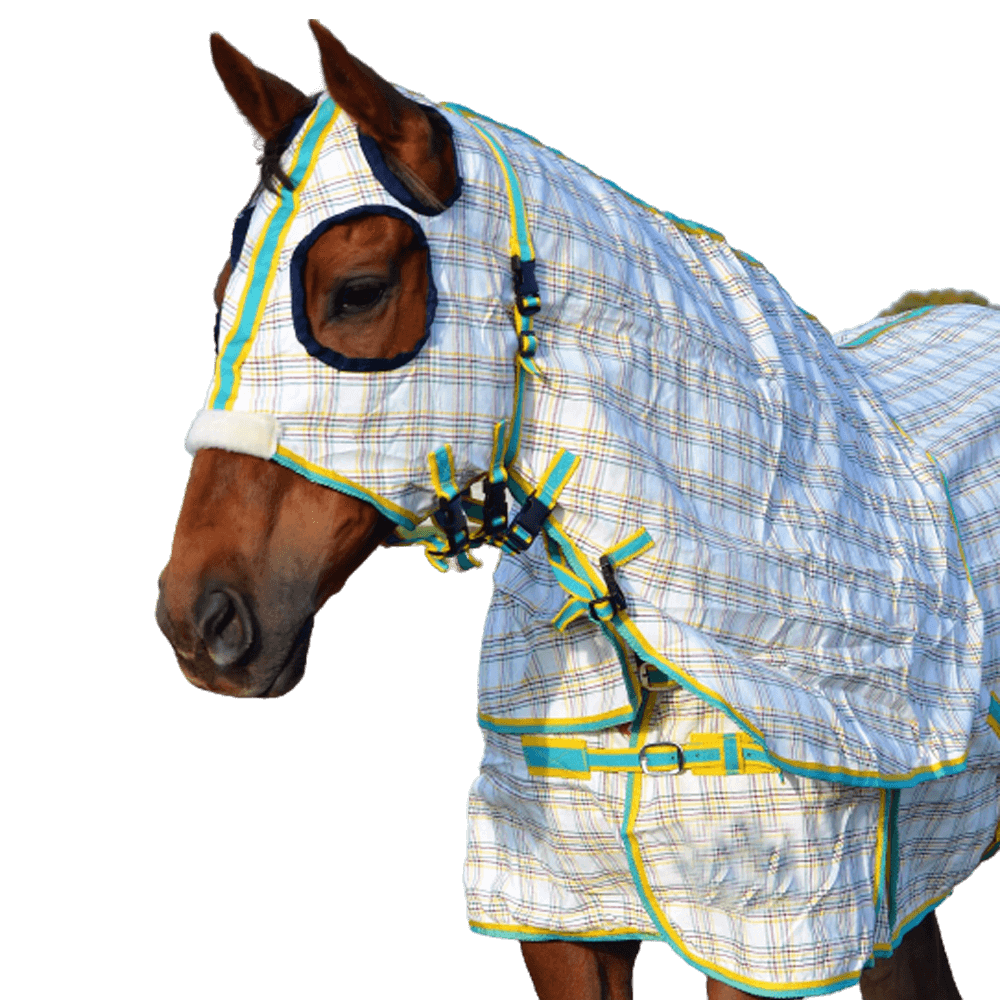 Rumani 310gsm Summer Ripstop Hood For Paddock Horse Rug - Small Pony to Full