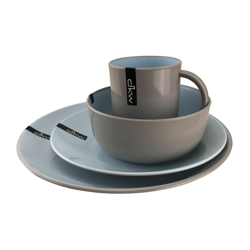 Buy Caravan Polypropylene 16 Piece Dinnerware Set Dishwasher Microwave