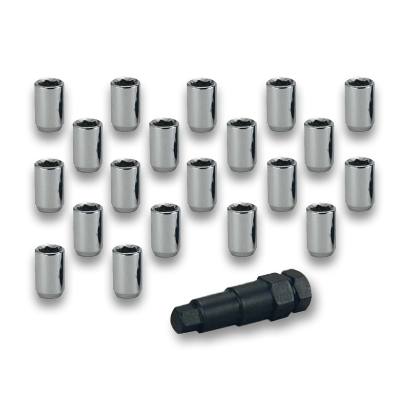 Chrome Wheel Tyre Lug Nuts With Hex Key Set Of 12mm X 1 5 Lock Land Cruiser Buy Wheels Chrome Wheel Tyre Lug Nuts With Hex Key Set Of 12mm X 1 5 Lock Land Cruiser Buy Wheels