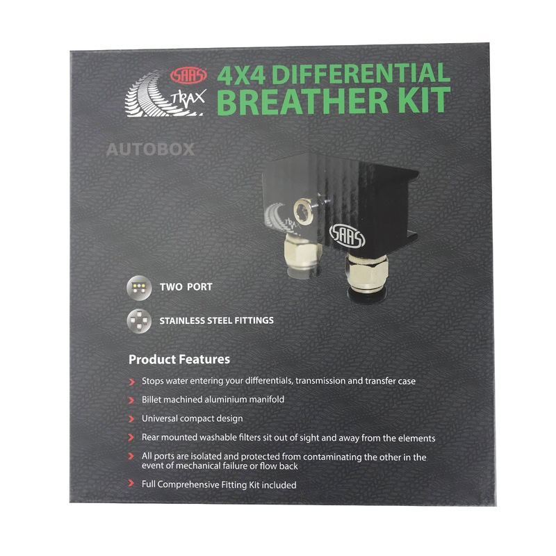 Buy SAAS 2 PORT 4WD DIFF BREATHER KIT suit NISSAN PATROL GU Y61 1997