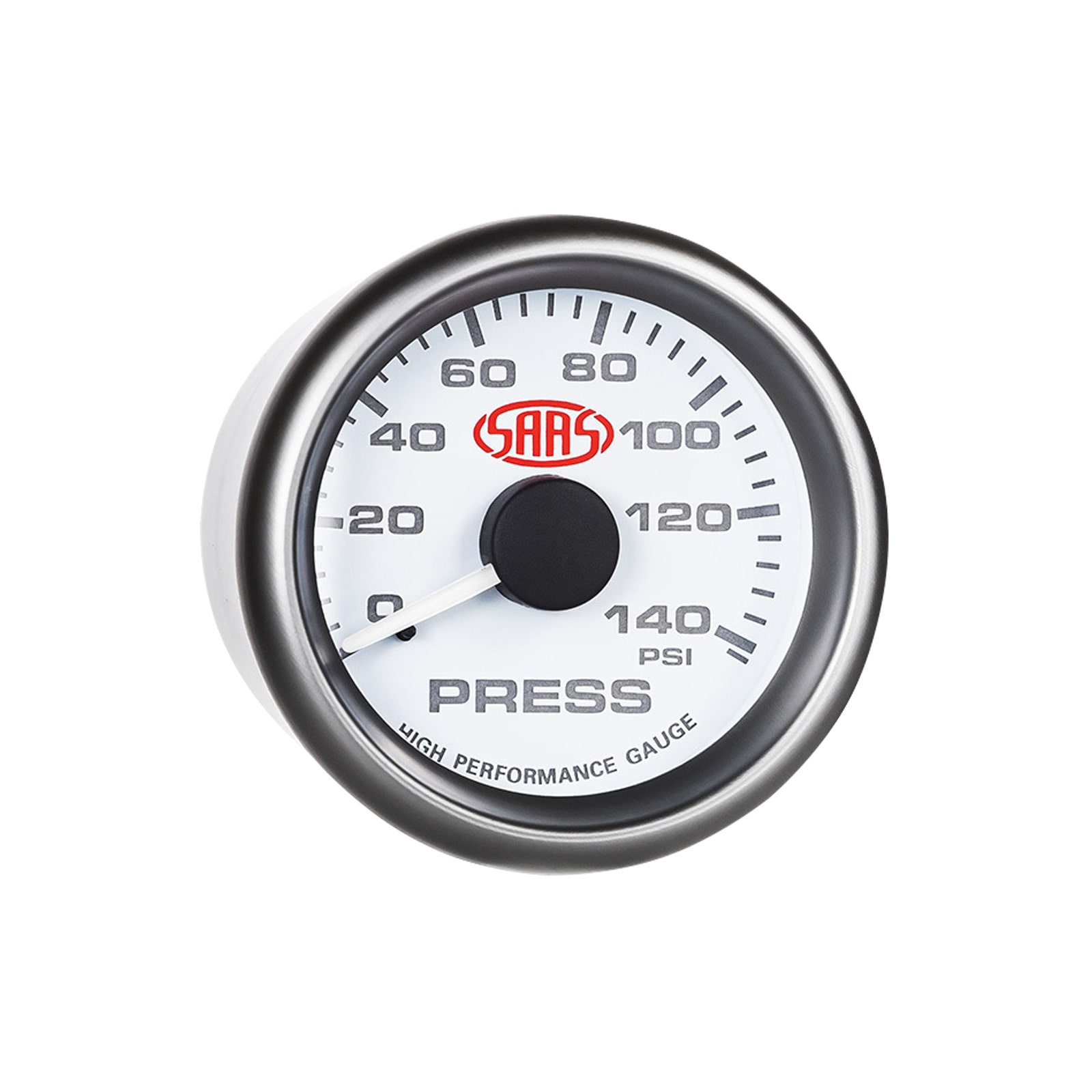 SAAS OIL PRESSURE 0140PSI 52MM GAUGE WHITE FACE including sender 4
