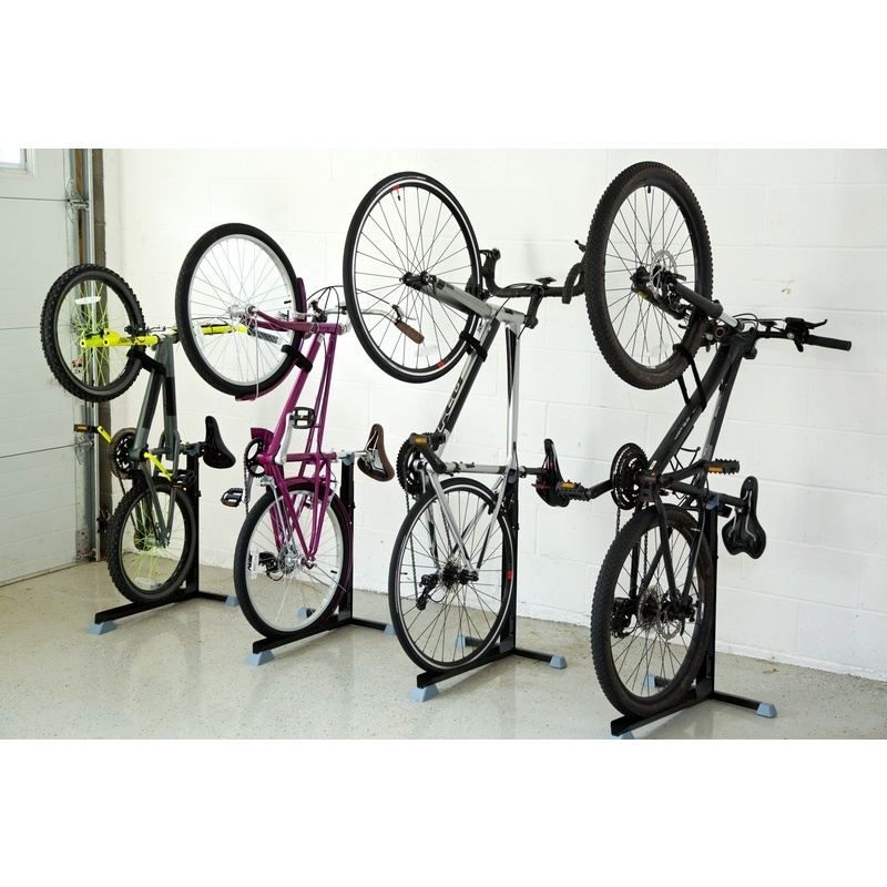 upright bike storage