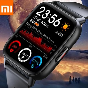 Danoz Smart - Xiaomi New 1.69 Inch Smart Watch Men Body Temperature Full Touch Smartwatch Women Accurate Oxygen Monitor Clock 2023 PK P8