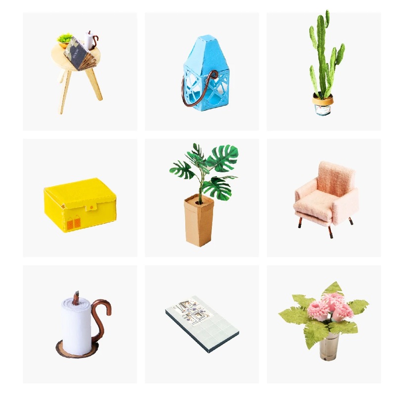 Buy Robotime DIY Mini Dollhouse Building Model Home Decoration toys