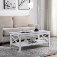 Buy Blissey 90cm Cloud Coffee Table - White - MyDeal