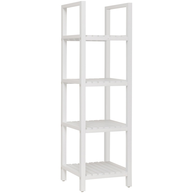 Buy Maine 4 Tier MDF Storage Display Shelves in White MyDeal