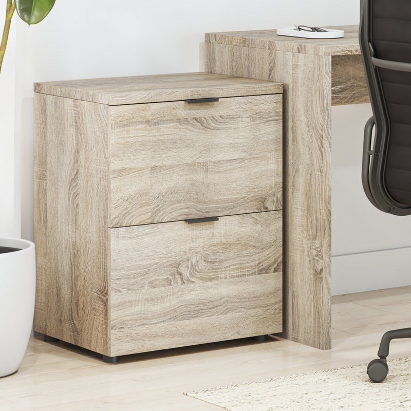 Rico 2 Drawer Filing Cabinet – Light Sonoma Oak - Show Home Sales