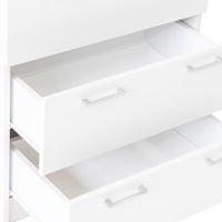 Buy Tribecca Chest of 5 Drawers Tallboy Cabinet - White - MyDeal