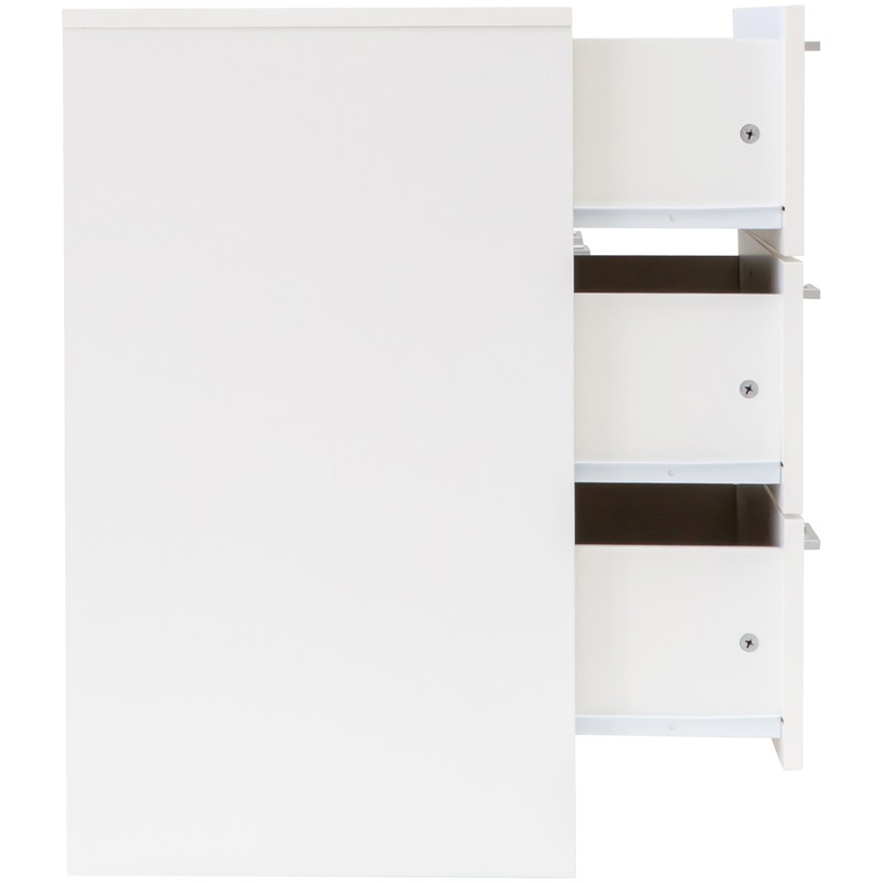 Buy Tribecca Chest of 6 Drawers Lowboy Dresser in White MyDeal