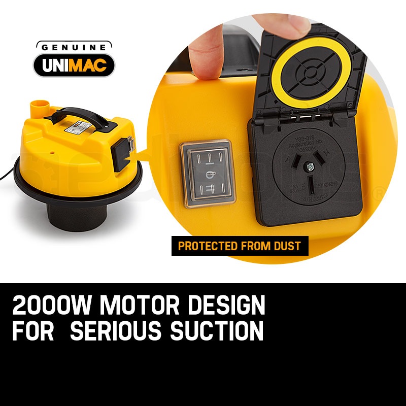 Buy UNIMAC Drywall Sander 30L Wet and Dry Vacuum Cleaner Dust Free