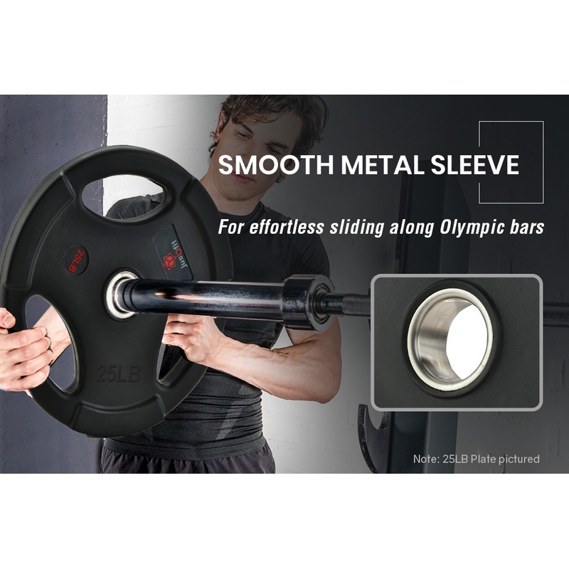 Buy 2 x 25lb Olympic Weight Plates Weights Plate Set Pair Fitness Home