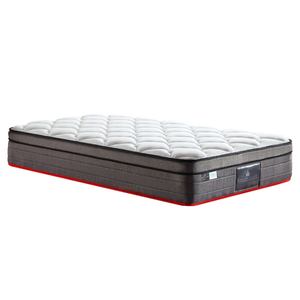 Kingston Slumber Bed Mattress King Single Size 34CM Thick Medium Firm Innerspring Comfort Memory Foam