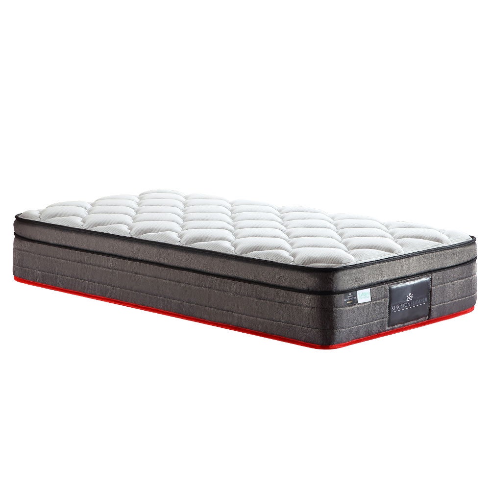 Kingston Slumber Bed Mattress Single Size 34CM Thick Medium Firm Innerspring Comfort Memory Foam