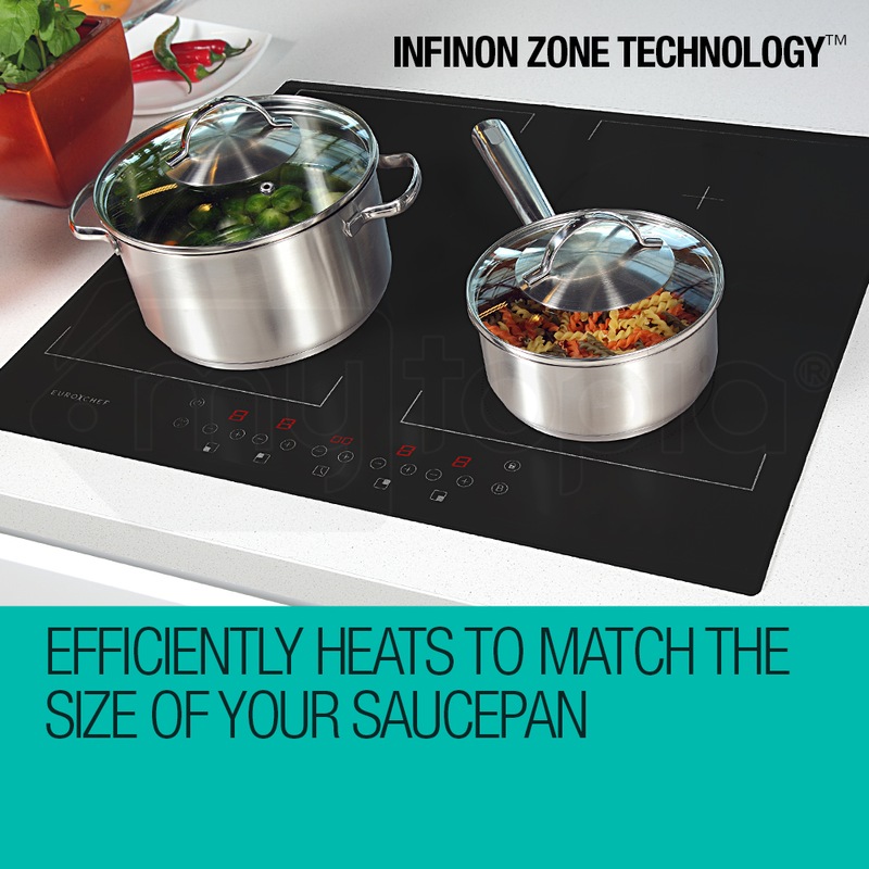 EuroChef Electric Induction Cooktop 7000W 4 Zone Kitchen Cook Top Burner Buy Induction