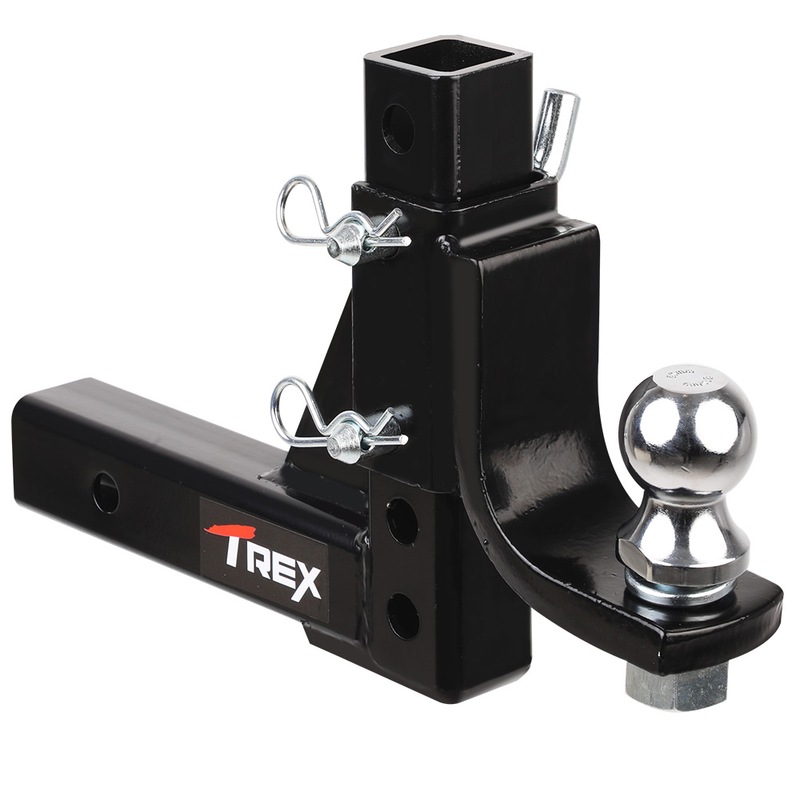 T-REX Adjustable Height Tow Hitch 50mm Tow Ball Towbar Drop Mount Tongue  Trailer | Buy Tow Bars - 9348948070367