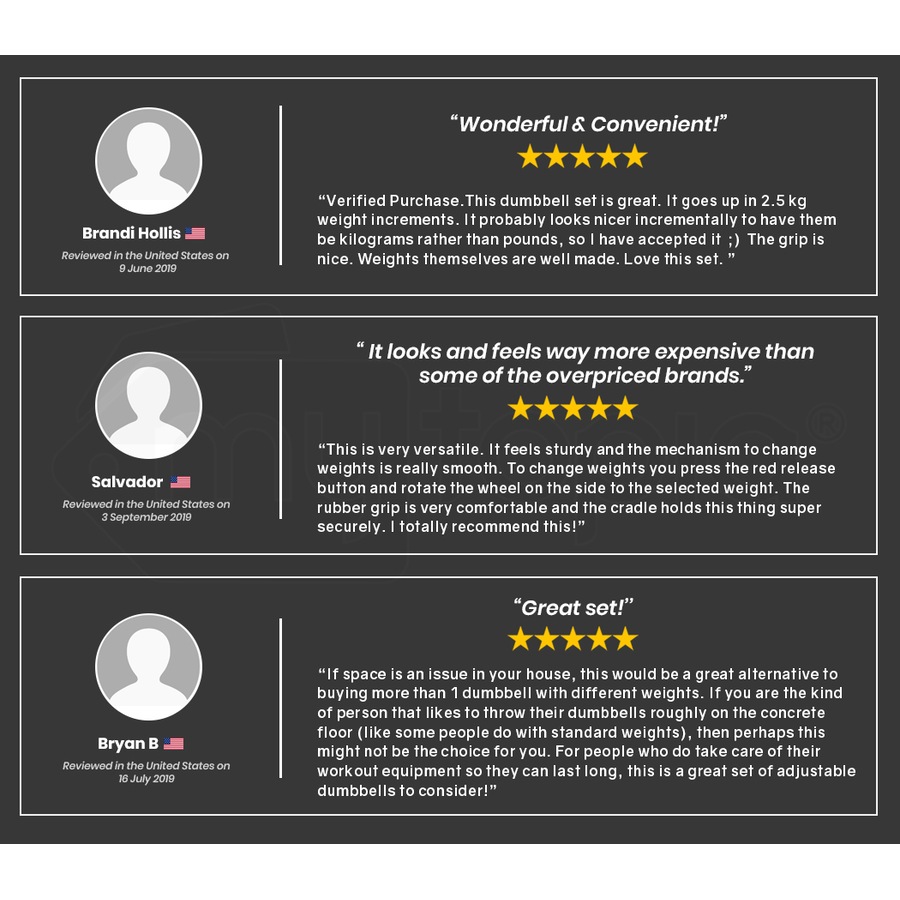 ATIVAFIT 2x 32.5kg Adjustable Dumbbell Set Weights Dumbbells Home Gym Fitness Hand