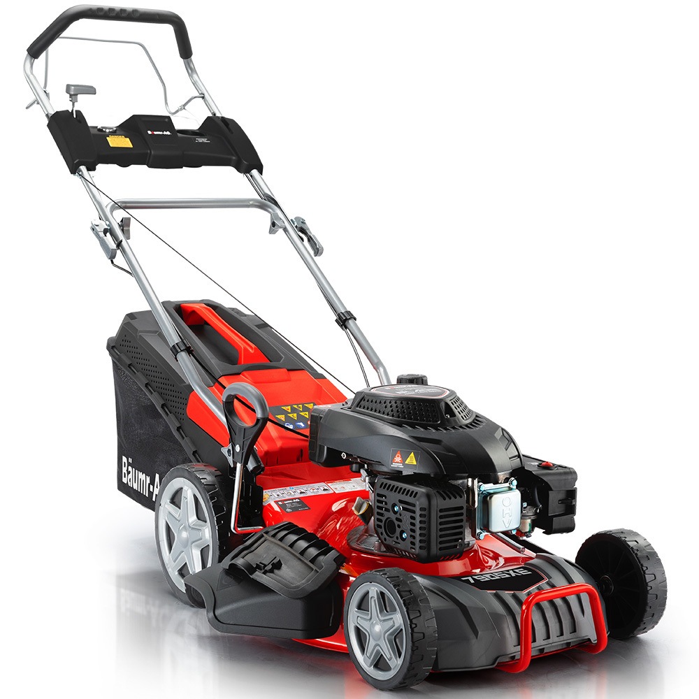 BAUMR AG 18" 224cc Electric Start Self Propelled Lawn Mower 7 Height Steel