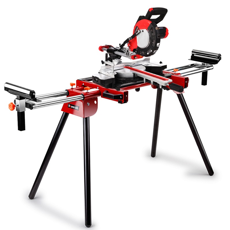 Buy BAUMRAG 210mm Mitre Saw 8 Inch Drop Mitre Stand Compound Power