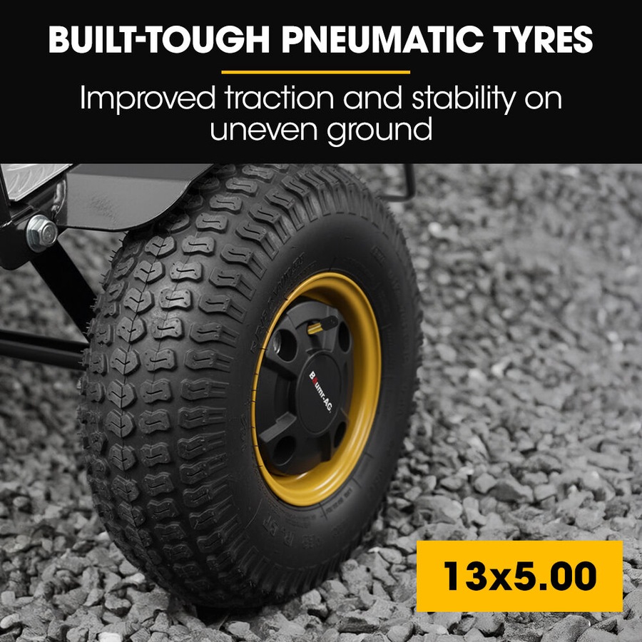 Baumr-AG 40V Li-ion 260kg Electric Powered Hand Truck Trolley 400W Brushless motor, Up to 6km/h, 4hr Runtime, Adjustable Width, Folds for Logistics, Moving