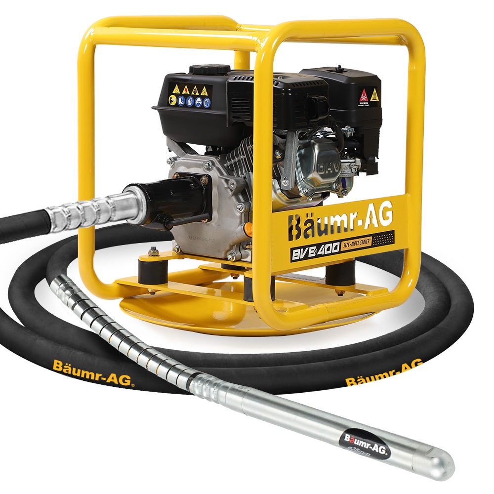 BAUMR AG 6.5HP Full Frame Concrete Vibrator Drive Unit and 6M x 38mm