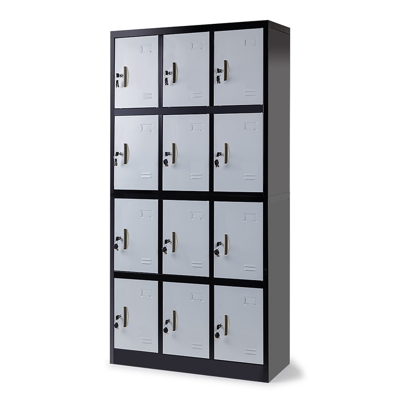 BaumrAG 12Door Gym Lockers Steel Locker Storage Office Metal
