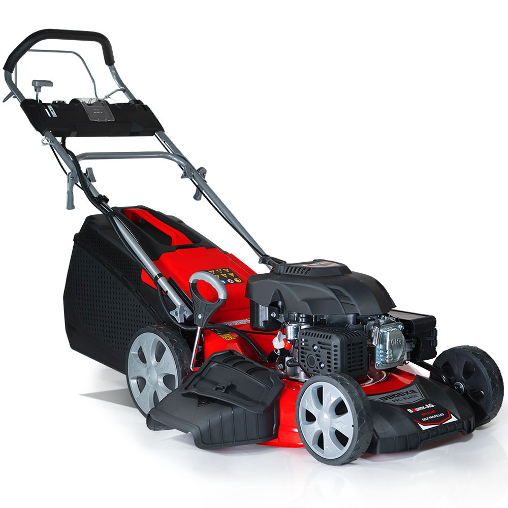 Baumr AG Petrol Lawn Mower 248CC 21" Inch Electric Start Self Propelled Lawnmower