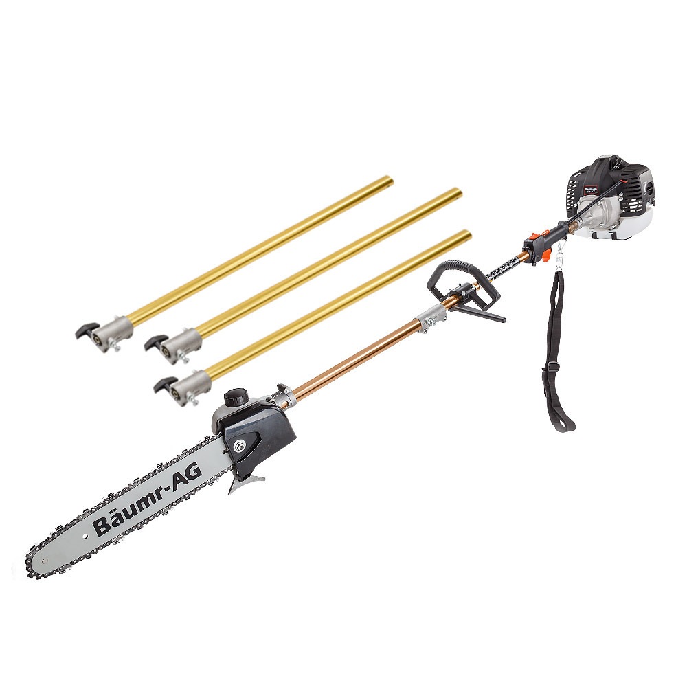 Baumr AG 65CC Pole Chainsaw Saw Petrol Chain Tree Pruner Extendable Cutter