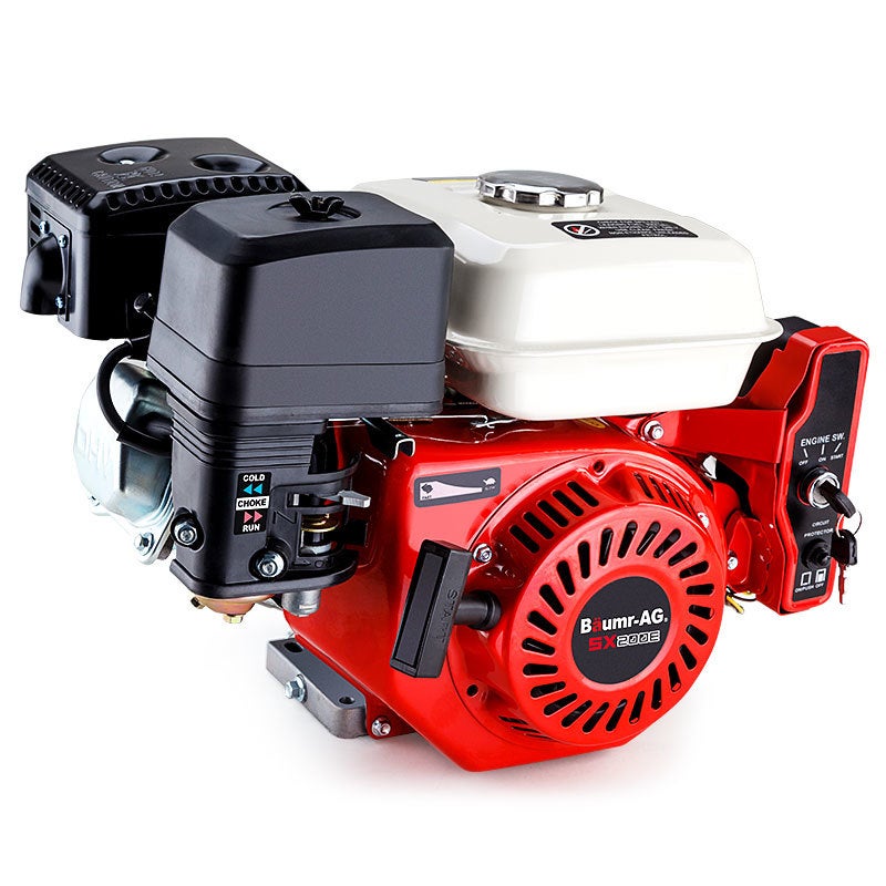 Baumr-AG 6.5HP Petrol Stationary Engine Motor OHV Horizontal Shaft Electric Start Recoil
