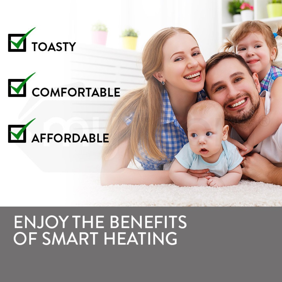 BROMIC Supaheat II Natural Gas Indoor Room Heater Portable Floor Flueless