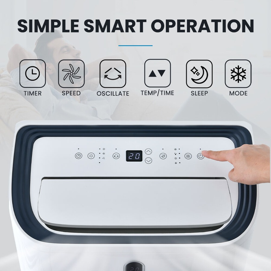 CARSON 4.7kW Portable Air Conditioner and Heater, with Dehumidifier Mode & Fan Cooler