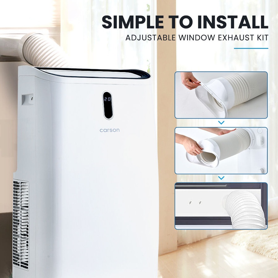 CARSON 4.7kW Portable Air Conditioner and Heater, with Dehumidifier Mode & Fan Cooler