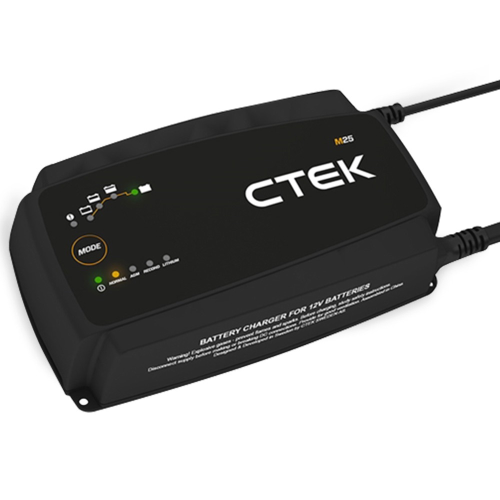 CTEK M25 Marine Boat Smart Battery Charger Lithium Mode AGM 12v CTEK40