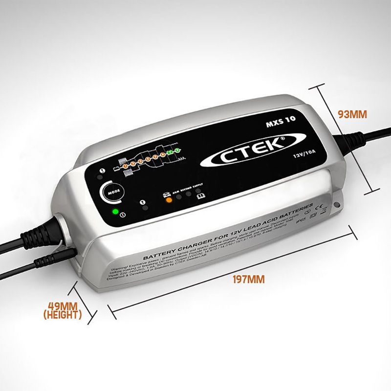 CTEK MXS 10 Amp Smart Battery Charger 12V Car Caravan RV Boat Marine