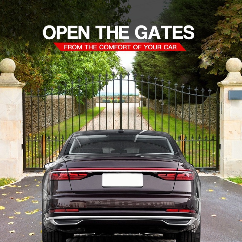 EGUARD Double Swing Automatic Gate Opener 900KG 3.5M Motor Remote Control Kit MyDeal