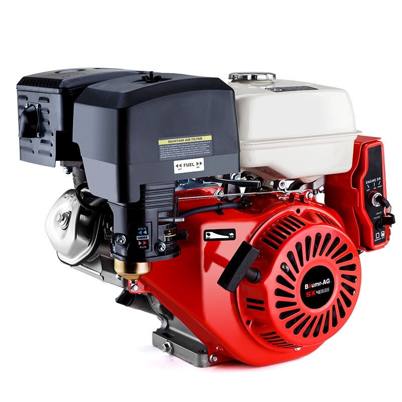 Baumr AG 16HP Stationary Engine Petrol Direct Ignition OHV 4 Stroke Electric Recoil