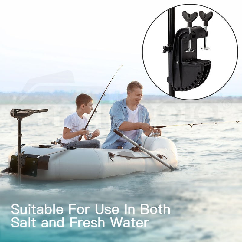 Striker 90LBS Electric Trolling Motor Inflatable Boat Outboard Fishing ...