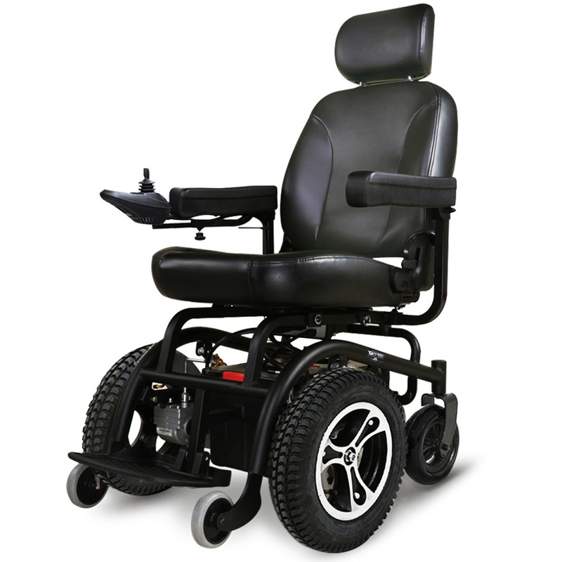 Buy EQUIPMED Front Wheel Drive Power Electric Wheelchair, Up to 35km ...