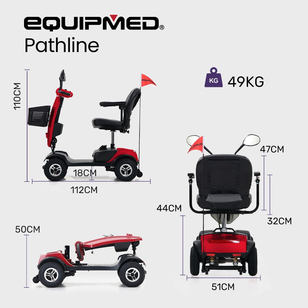 EQUIPMED Mobility Scooter For Elderly Motorized Electric ...