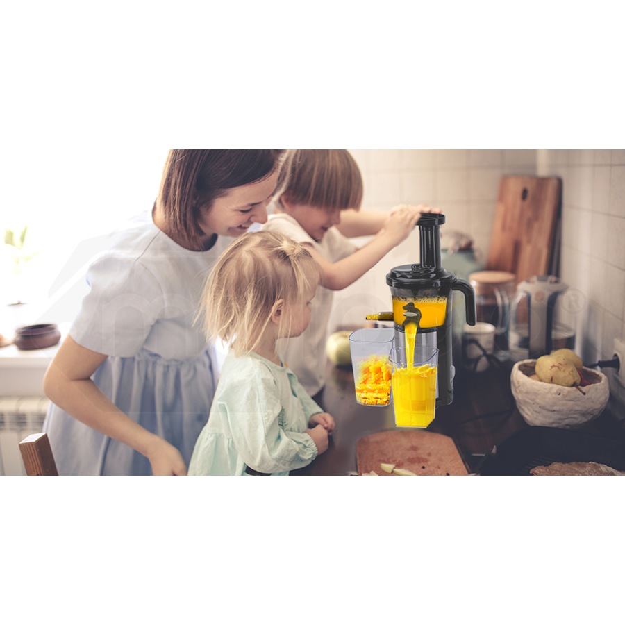 EUROCHEF Cold Press Juicer Slow Juice Maker with Sorbet Function, Whole Fruit Chute