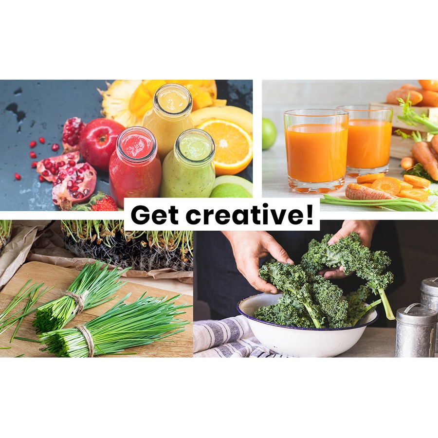 EUROCHEF Cold Press Juicer Slow Juice Maker with Sorbet Function, Whole Fruit Chute