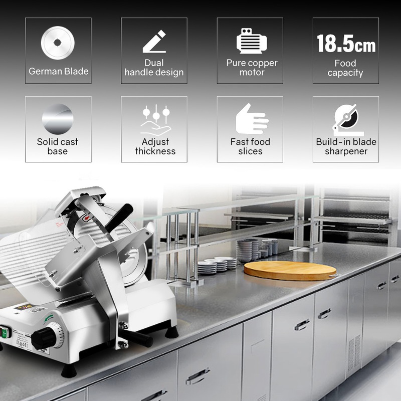 Buy EuroChef Commercial 10 Inch Meat Slicer Food Cutting Machine