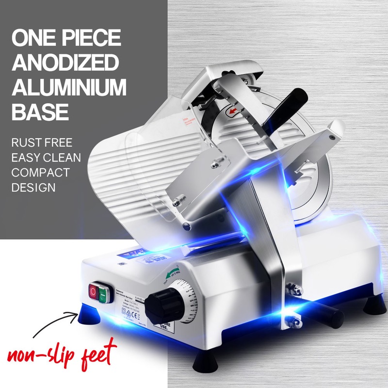 Buy EuroChef 320W Electric Meat Food Slicer Deli Fruit Veges Mincer