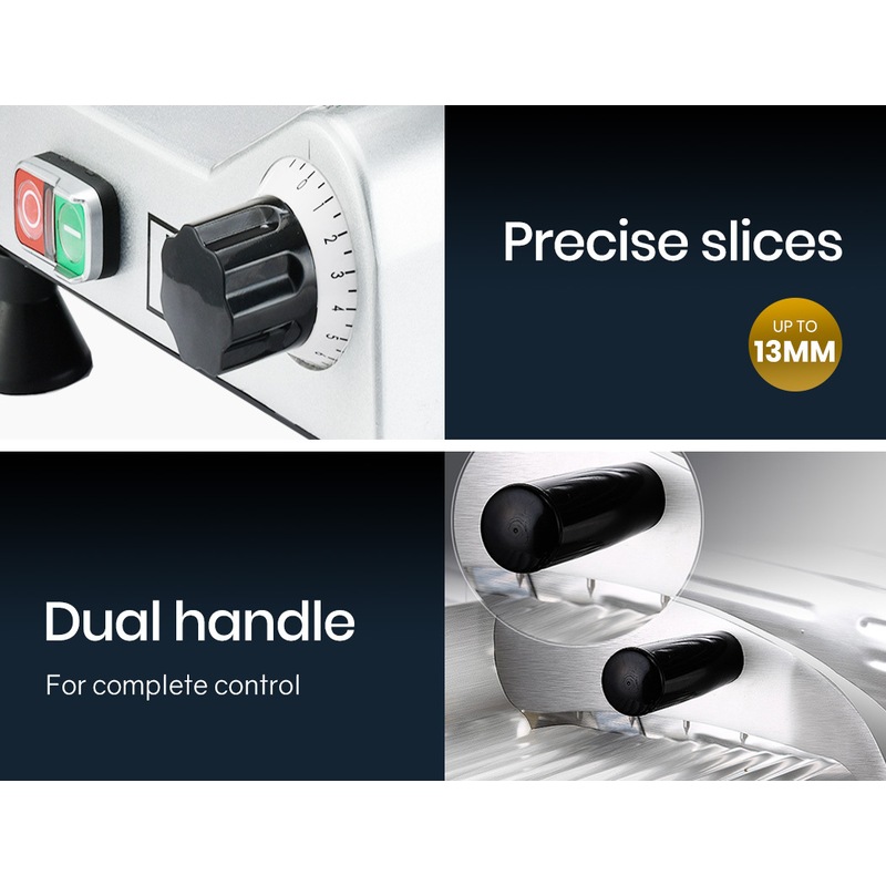 Buy EUROCHEF Commercial Meat Slicer 8 Inch Food Cutter Electric Deli