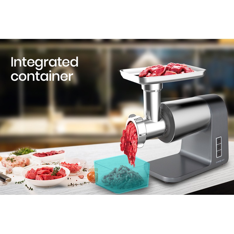 EUROCHEF Meat Grinder 2000W Mincer Machine Electric Food Sausage Kibbe