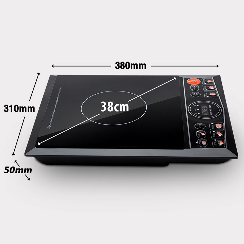 eurochef 2000w portable electric induction cooktop