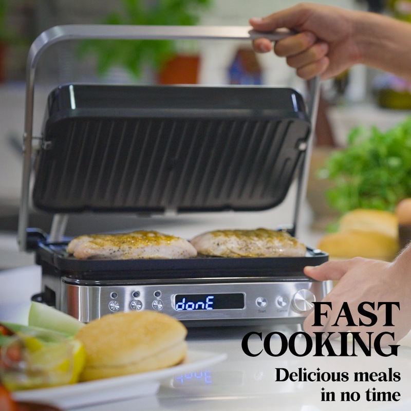 Buy EUROCHEF Smart Multi Contact Grill Sandwich Press Maker Panini