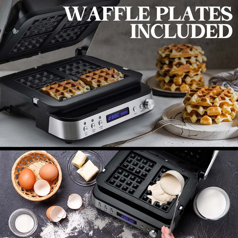 Buy EUROCHEF Smart Multi Contact Grill Sandwich Press Maker Panini