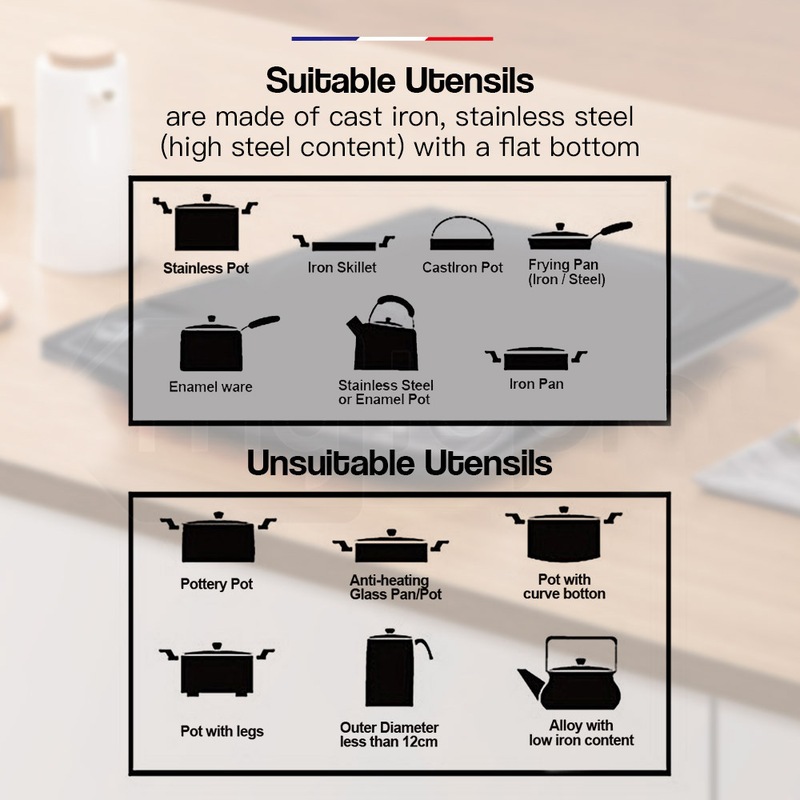 Buy EuroChef Electric Induction Portable Cooktop Ceramic Hot Plate